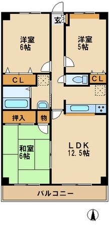 グランシャリオの物件間取画像